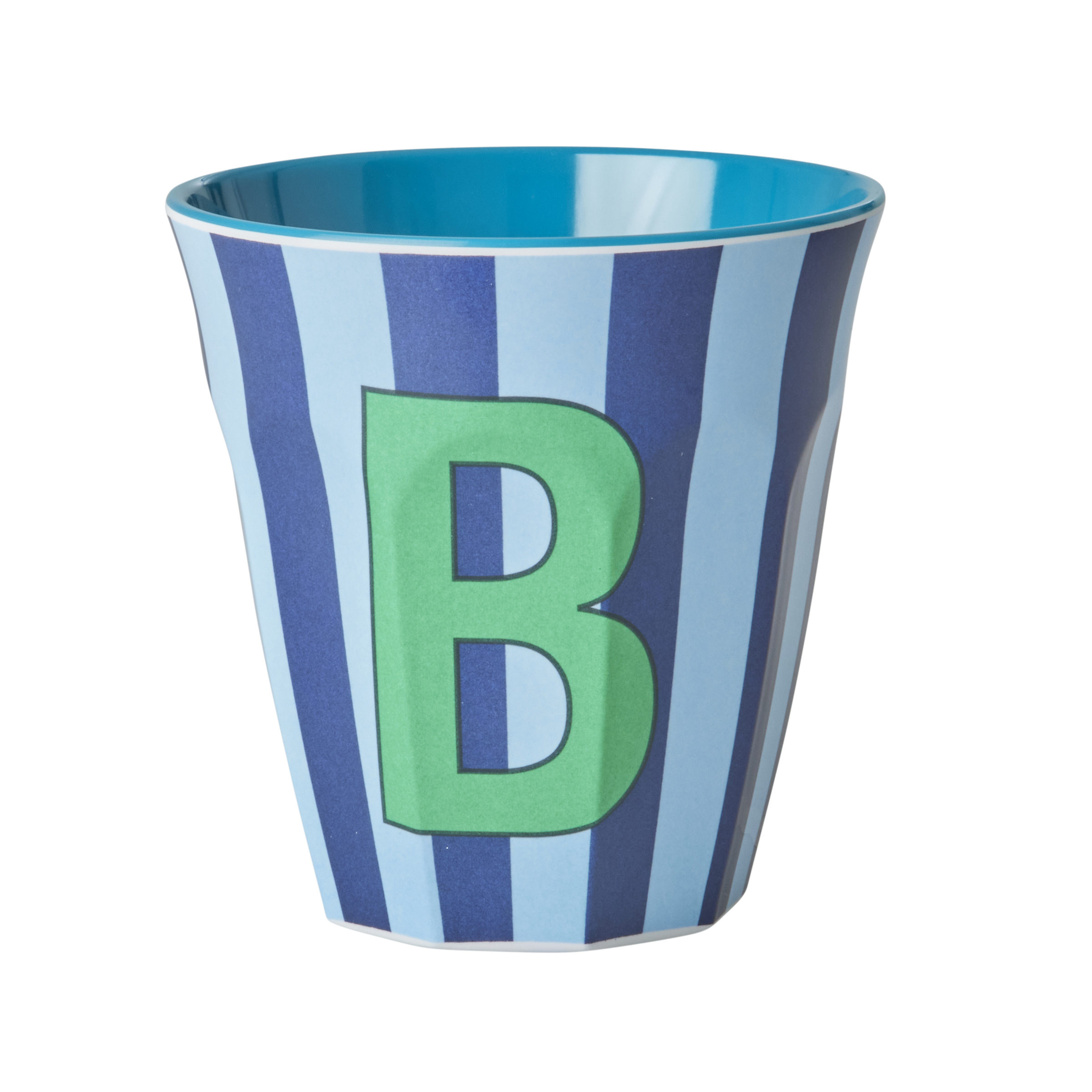 Melamine Alfabet kop, blå mix - 250 ml.